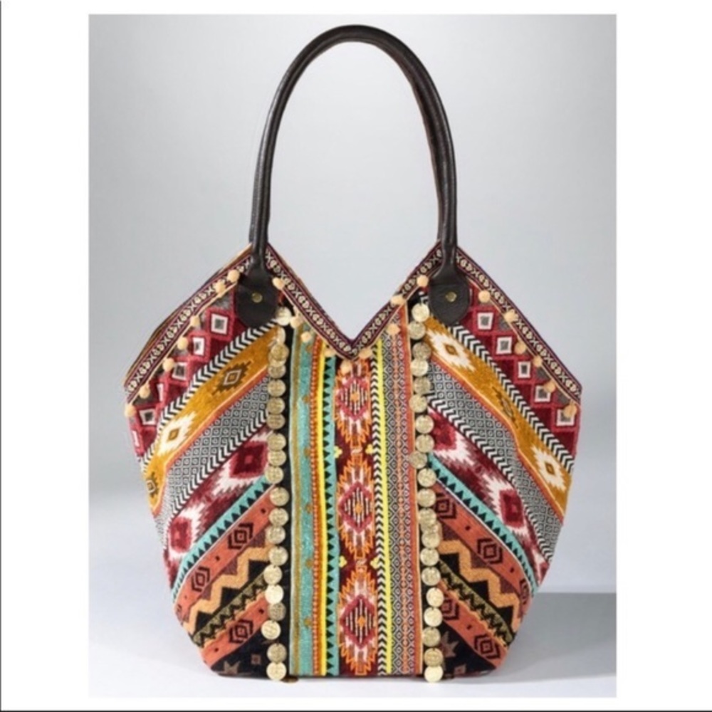 Ruggine Premium Artisan Crafted Patchwork Shoulde… - image 2